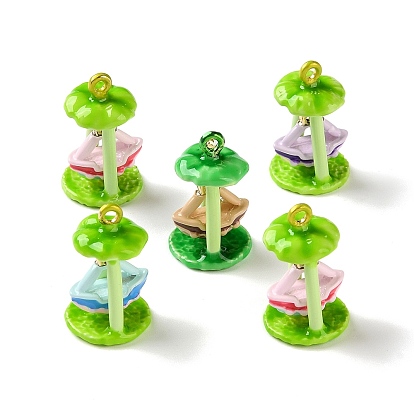 Alloy Enamel Pendants, Pirate Ship Charms