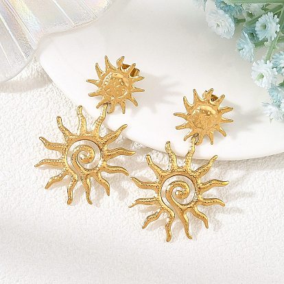 304 Ohrstecker aus Edelstahl für Damen, golden