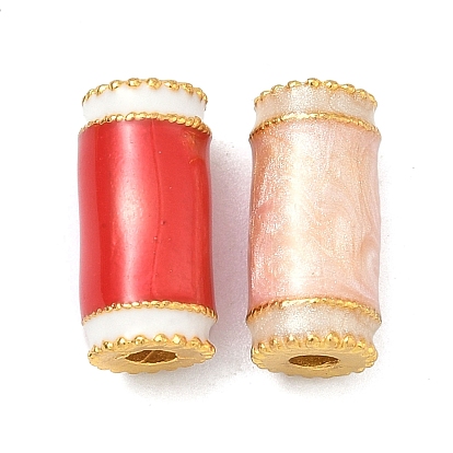 Бисера эмали сплава, колонка, золотые