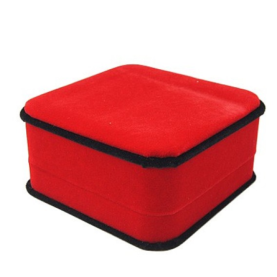 Velvet Bracelet Boxes, Rectangle, 95x95x45mm