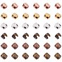 Brass Beads Spacers, Faceted, Column