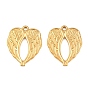 304 Stainless Steel Pendants, Wing Charms, Ion Plating(IP)