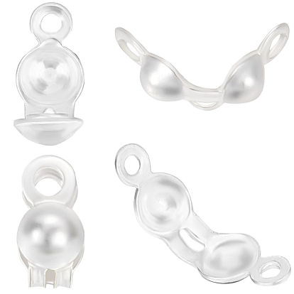 20шт. 925 наконечники бусин из стерлингового серебра, Калотте заканчивается, крышка раскладушки