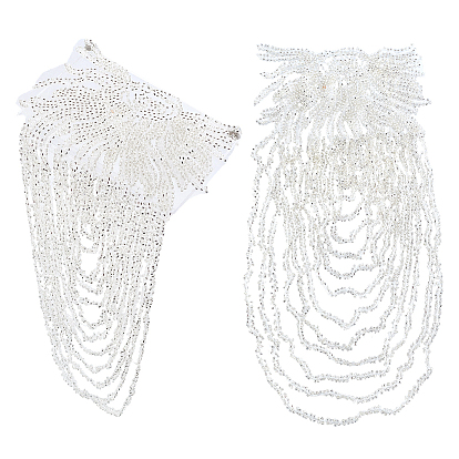 Parches de tela bordados con flores de plástico para coser, decoración artesanal de costura