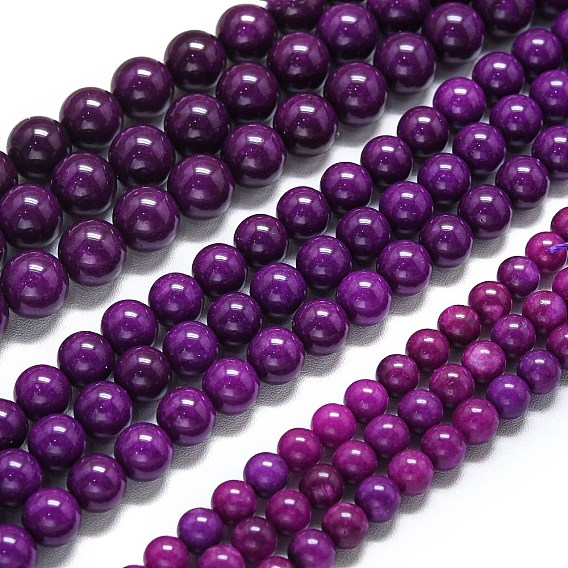 Натуральный Malaysia нефритовые бусы пряди, окрашенная и подогревом, круглые