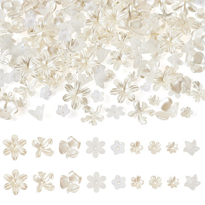 270 шт. 9 стили акриловые бусины с имитацией жемчуга