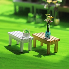 Wooden Miniature Table Ornaments, Micro Landscape Home Dollhouse Accessories, Pretending Prop Decorations