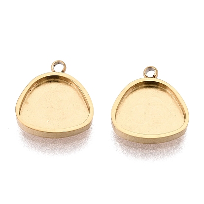 304 компонент подвески-кабошона из нержавеющей стали, самородки, ионное покрытие (ip)