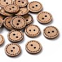 Round Buttons with 2-Hole, Coconut Button, 15mm