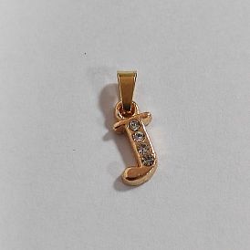 Legierung Kristall Strass Anhänger, golden