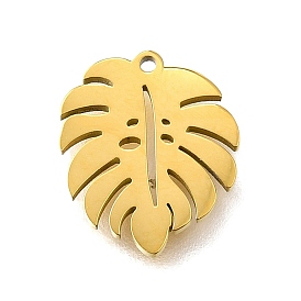 304 прелести нержавеющей стали, ионное покрытие (ip), очарование листьев монстеры