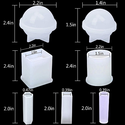 Food Grade IY Silicone Molds, Decoration Making, Resin Casting Molds, For UV Resin, Epoxy Resin Jewelry Making