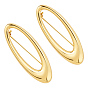 2Pcs Oval Alloy Brooched for Backpack Clothes