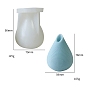 Teardrop Food Grade DIY Silicone Candle Molds, For Candle Making