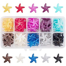 Resin Imitation Pearl Cabochons, Starfish