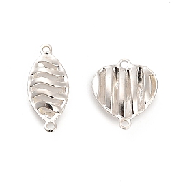 925 стерлинговое серебро 3d полые соединительные подвески, серебряный цвет гальваническим