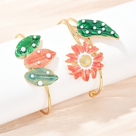 304 эмалированные браслеты-манжеты из нержавеющей стали для женщин, с пластиковой имитацией жемчуга