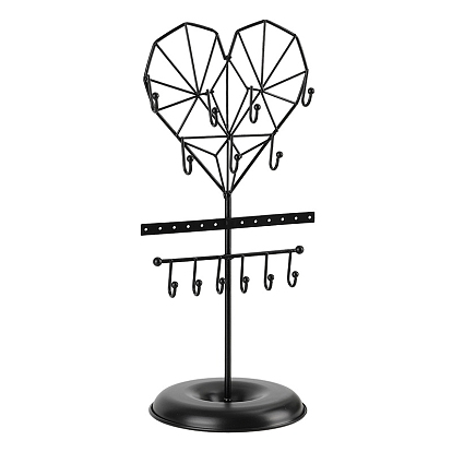Iron Display Stands, Jewelry Holder for Earrings, Bracelet, Necklace Storage