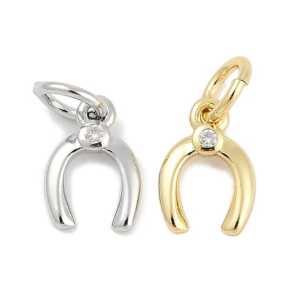 Стойки обшивки латунные подвески, U-образные подвески, подковы, с кубического циркония, долговечный, без свинца и без кадмия, с целью перехода в кольце