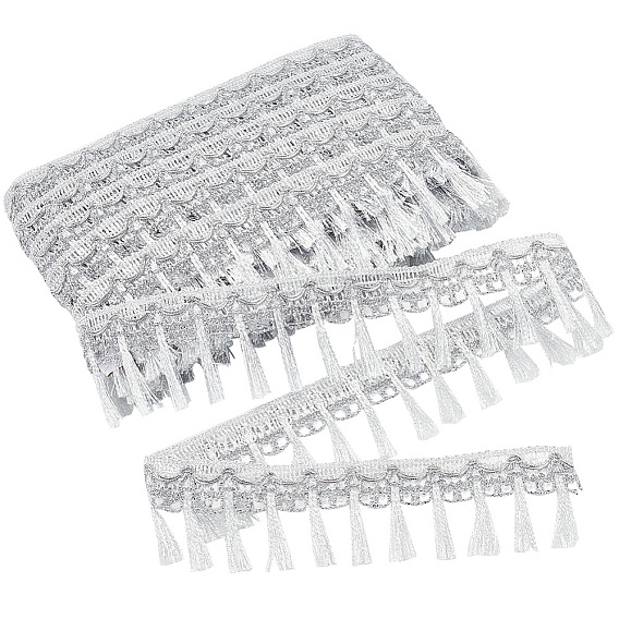 20m полиэстеровая лента для обрезки кружева, кружевная лента с кисточками для декора штор