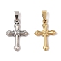 Вакуумное покрытие pvd 304 подвески из нержавеющей стали, крест очарование, религия