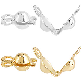 10 шт. 2 цвета 925 наконечники из стерлингового серебра