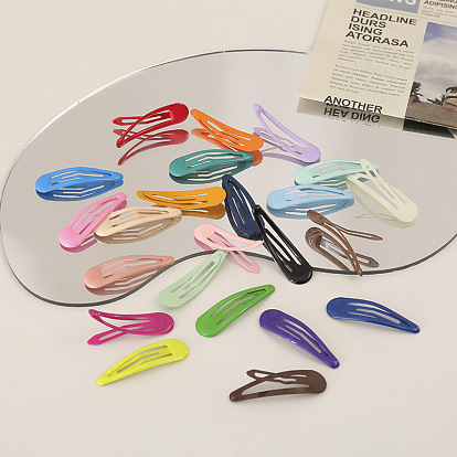 Alloy Enamel Snap Hair Clips