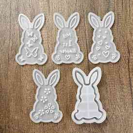 Пасхальная тема кролик своими руками силиконовые формы для настольной лампы, формы для литья смолы, для уф-смолы, изготовление изделий из эпоксидной смолы