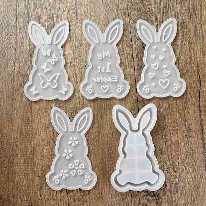 Пасхальная тема кролик своими руками силиконовые формы для настольной лампы, формы для литья смолы, для уф-смолы, изготовление изделий из эпоксидной смолы