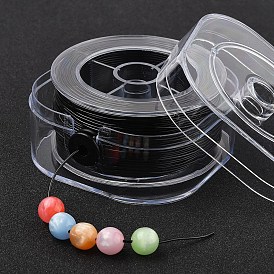 Round Elastic Crystal Thread, Jewelry Beading Cords, For Stretch Bracelet Making