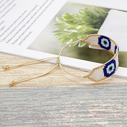 Miyuki Starry Eye 13-Row Bracelet - Handmade in Nepal, Ready to Ship.