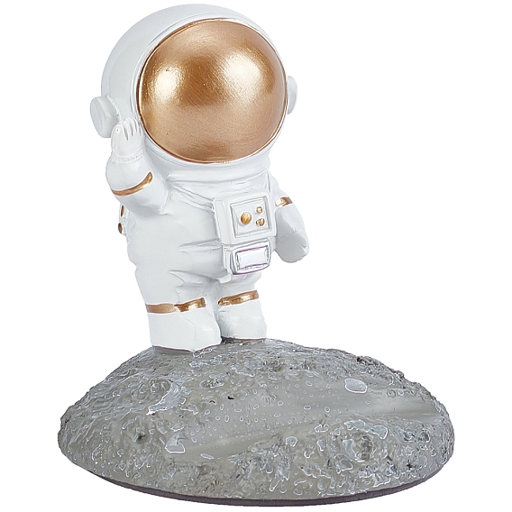 Resin Astronaut Mobile Phone Holder, Creative Office Desktop Decoration