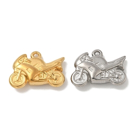 304 Stainless Steel Pendants, Motorbike Charms