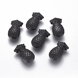 Ion Plating(IP) 304 Stainless Steel Beads, Pineapple