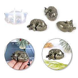 Fox DIY Display Decoration Silicone Molds, Resin Casting Molds