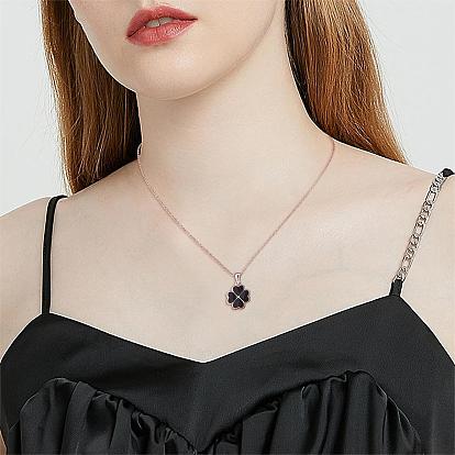 Women's Four Leaf Clover Pendant Necklace