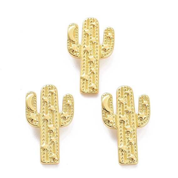 Латунь прелести, долговечный, кактус с луной и звездой