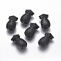 Ion Plating(IP) 304 Stainless Steel Beads, Pineapple