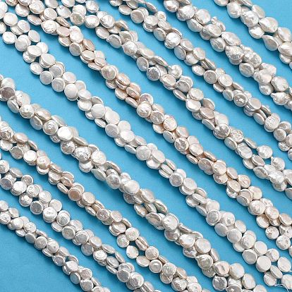 Натуральный жемчуг в стиле барокко кеши, культивированный пресноводный жемчуг, плоско-круглые