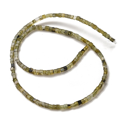Natural Labradorite Beads Strands, Cube