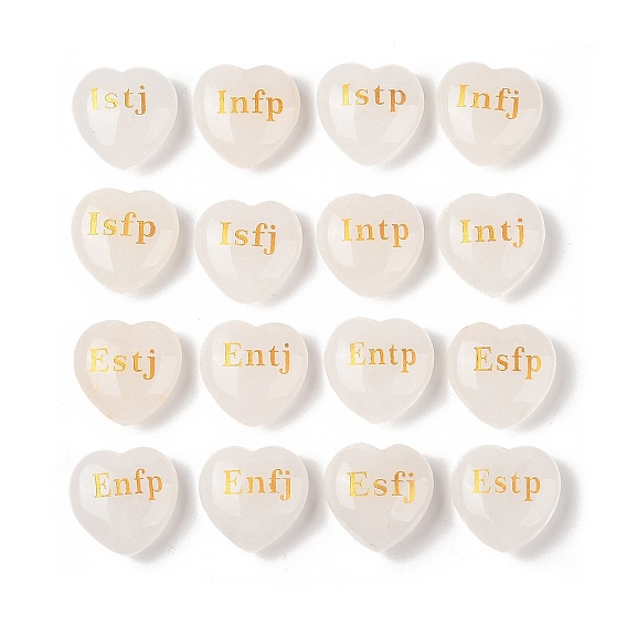 Натуральный кварцевый кристалл с гравировкой сердца типа mbti 16 персональные статуэтки статуи для украшения домашнего офиса