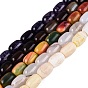 Natural Agate Beads Strands, Jujube, Dyed & Heated