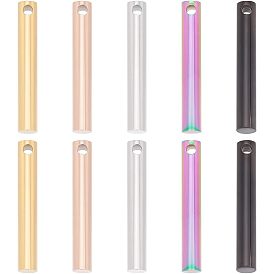 10 шт. 5 цвета 304 подвески из нержавеющей стали, колонка