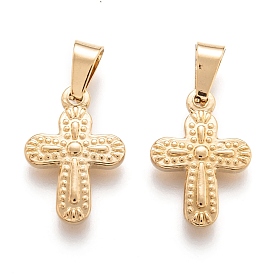 304 Stainless Steel Pendants, Cross