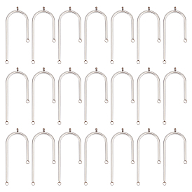 30шт 304 звенья для люстры асимметричной длины из нержавеющей стали, 3 Разъемы петли, арка