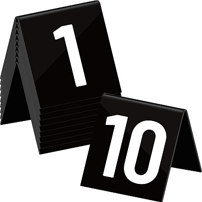 10Количество шт. 1~10Набор регулируемых акриловых ценников для демонстрации цен