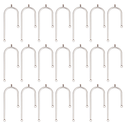 30шт 304 звенья для люстры асимметричной длины из нержавеющей стали, 3 Разъемы петли, арка