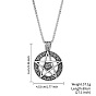 Antique Silver Stainless Steel Pendant Necklaces for Men
