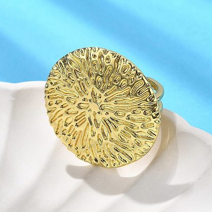 Плоские круглые латунные манжеты для женщин, стойки покрытие, долговечный, без кадмия и без свинца