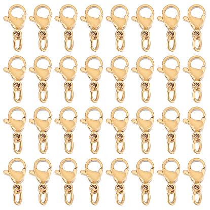 304 нержавеющая сталь застежка когтя омара, с целью перехода в кольце